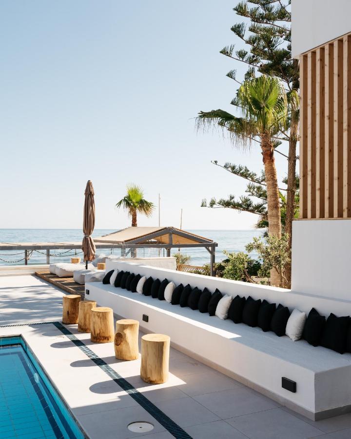 Petradi Beach Lounge Hotel Rethymno  Bagian luar foto