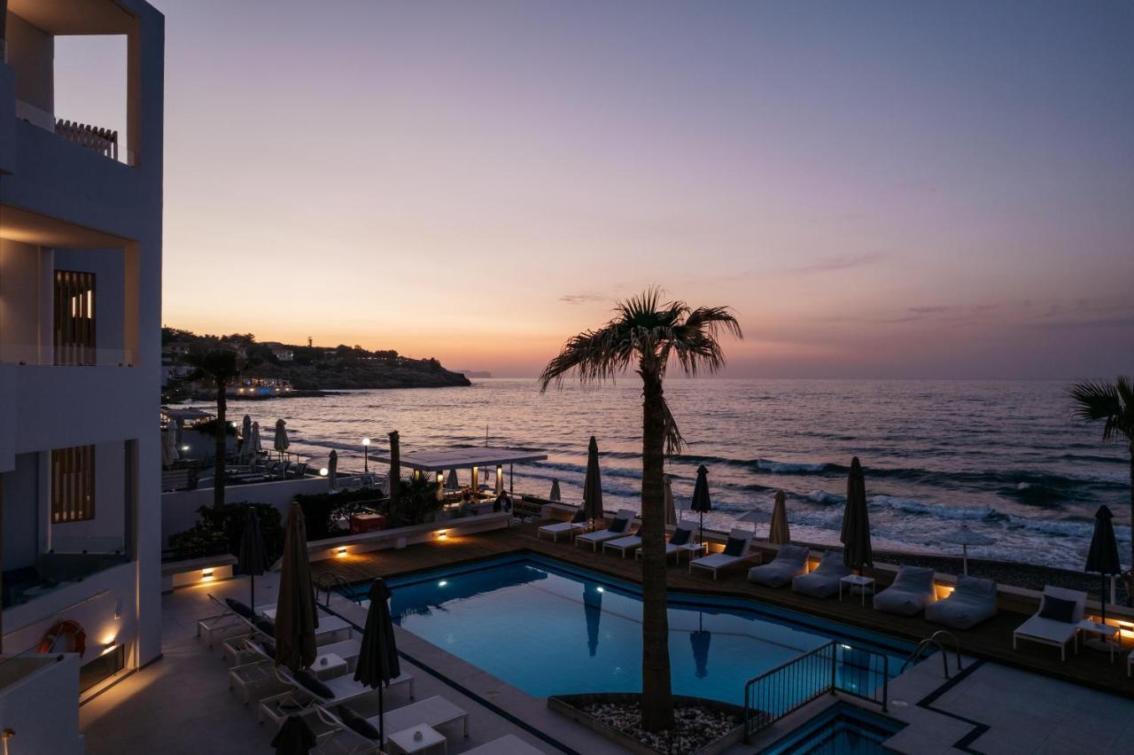 Petradi Beach Lounge Hotel Rethymno  Bagian luar foto