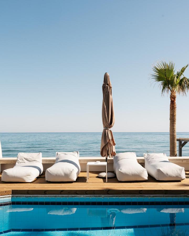 Petradi Beach Lounge Hotel Rethymno  Bagian luar foto