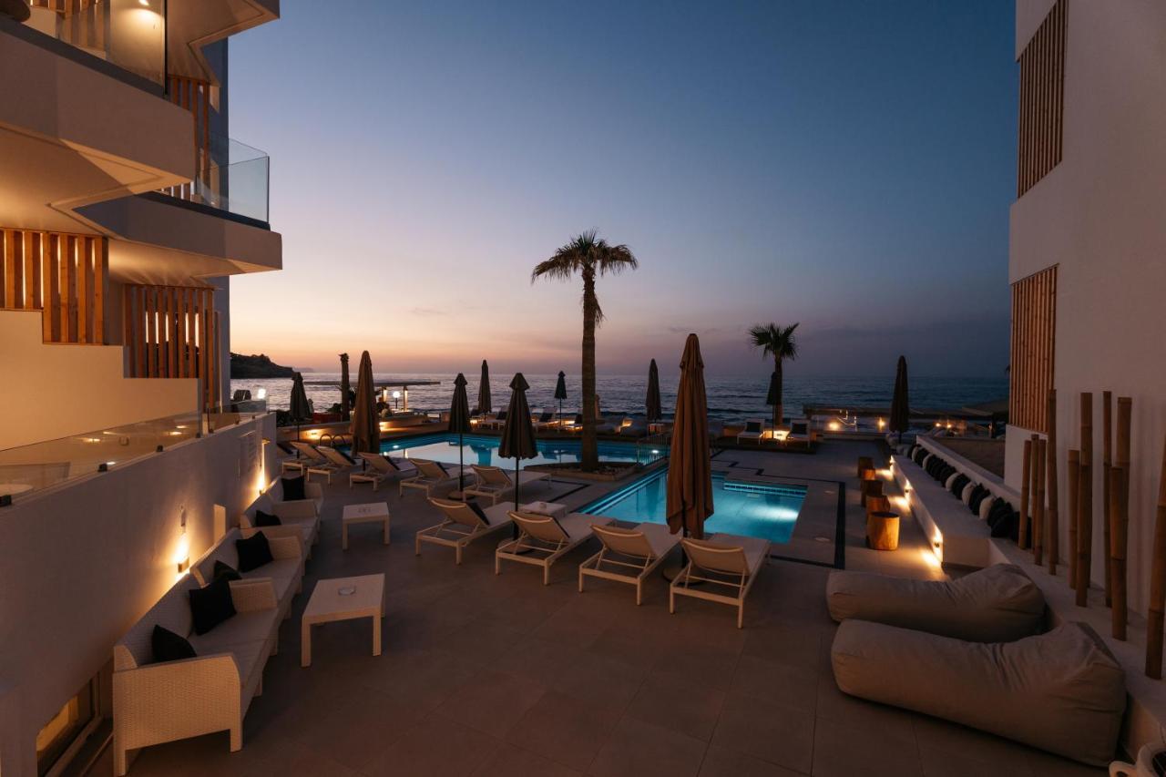 Petradi Beach Lounge Hotel Rethymno  Bagian luar foto